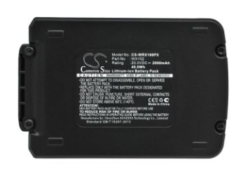 Battery for Worx WX677 WX540.3 WX382.3 WX373 WG540 WA3551.1 - 1
