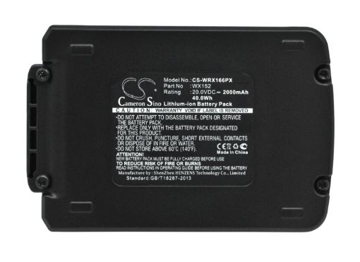 Battery for Worx WX677 WX540.3 WX382.3 WX373 WG540 WA3551.1 - 1
