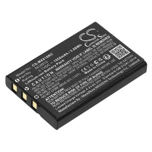 Urc MX-980 MX-950 MX-890i MX-880 Battery (p/n BATTMX880 NC0910) - 1