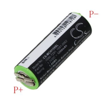 Moser Ermila Bella 1590 ChroMini 1591 Battery (p/n 1590-7291) - 1