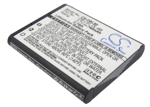 Battery for Sanyo Xacti VPC-GH1/CS1/CG20EX-B (DB-L80/DB-L80AU) - 1
