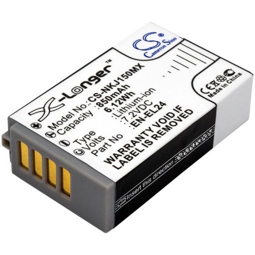 Nikon 1 J5 Battery EN-EL24 VFB11901 Replacement - 1