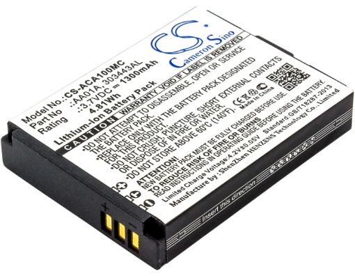 Activeon LX/DX/CX Gold Battery (p/n 303443AL AA01A) - 1