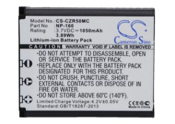 Battery for Casio Exilim EX-ZS220 EX-ZR60 ZR55 ZR50 EX-FC500 NP-160 - 1