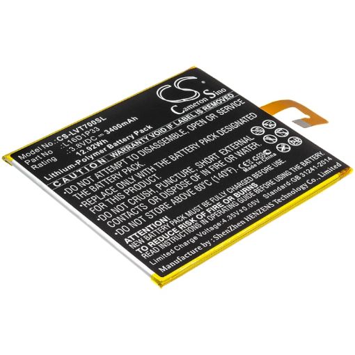 Lenovo TB-7504X TB-7504F Tab 7 Battery (p/n L16D1P33) - 1
