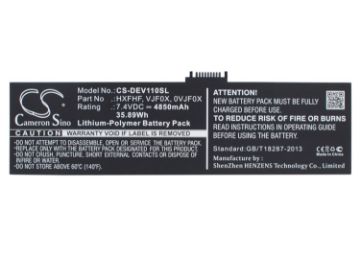 Dell Venue 11 Pro 7130 Battery 0VJF0X HXFHF Pro11i-2501BLK - 1