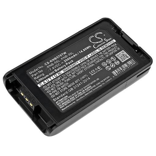 Kenwood TK Series Battery KNB-24L KNB-35L Replacement - 1
