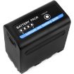 Battery for Sony UPX-2000 Printer & Glasstron PLM-A55/A35/50 NP-F930 - 3