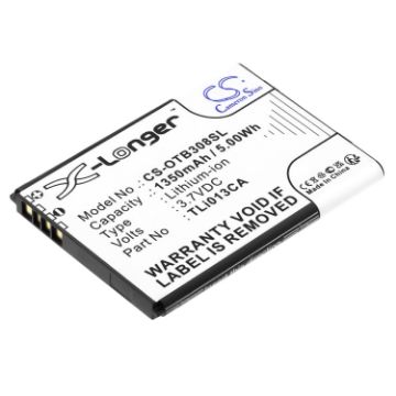 Alcatel OT-3082 OneTouch 3082X Battery TLi013CA Replacement - 1