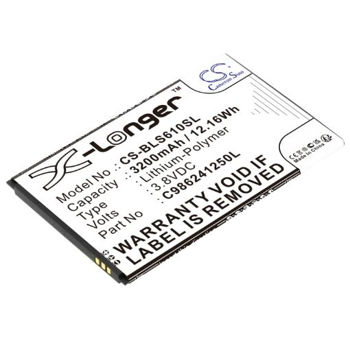 Battery for Blu Studio Mega S610 Advance A6 A190P C986241250L - 1