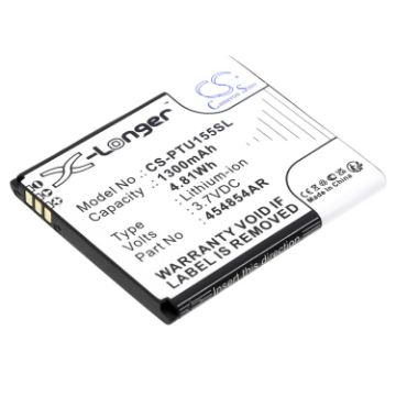 Battery for Panasonic KX-TU550 TU160 TU155 TU150 (p/n 454854AR) - 1