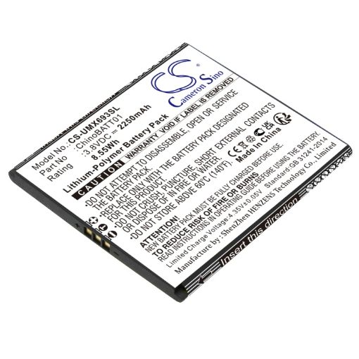 Battery for Umx Unimax U693CL U683CL (p/n ChinoBATT01) - 1