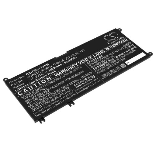 Dell Inspiron 13 Battery 7779 7778 7577 7353 (P/N 4WN0Y 9P3NW) - 1