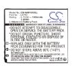 Wisycom MRP61 Transmitter Battery (p/n LBP61) - 3