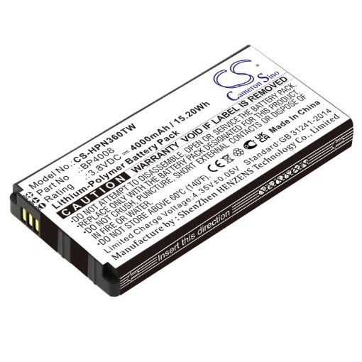 Hytera PNC360S PNC360 Battery BP4008 Replacement - 1