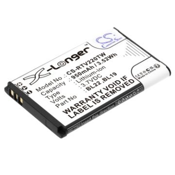 Battery for Retevis RT622 RT619 RT22S RT22 RT19 RT15 DT22 - 1