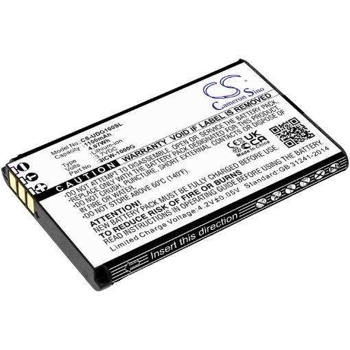 Incom ICW-1000G Battery (p/n KAL523450AR) Replacement - 1