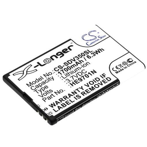 Sonocaddie V500 V350 G-4L Battery (p/n G-4L HE9701N) - 1