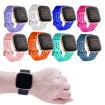 Fitbit Versa 2 Small Orange Silicone Watch Band - Breathable - 5