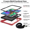 Lenovo Tab M11/Xiaoxin Pad 11 2024 Silicone Tablet Case - Red + Black - 6