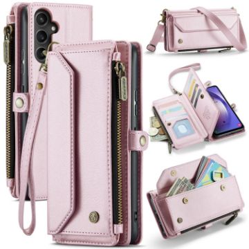 Samsung Galaxy A54 5G CaseMe C36 Zipper Wallet RFID Leather Phone Case - 1