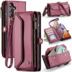 Samsung Galaxy A14 5G/4G CaseMe C36 Wallet Case (Wine Red) - 1