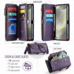 Samsung Galaxy S24+ 5G CaseMe C36 Zipper Wallet RFID Leather Case - 3