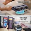 Samsung Galaxy S24+ 5G CaseMe C36 Zipper Wallet RFID Leather Case - 5
