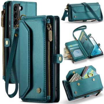 Samsung Galaxy S22 5G CaseMe C36 Zipper Wallet RFID Leather Case - 1