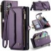 Samsung Galaxy S22 Ultra 5G CaseMe C36 Zipper Wallet RFID Leather Case - 1