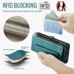 Samsung Galaxy A33 5G CaseMe C36 Wallet Phone Case (Blue-green) - 6