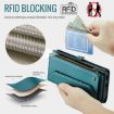 Samsung Galaxy A53 5G CaseMe C36 Wallet Phone Case (Blue-green) - 6