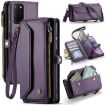 Samsung Galaxy S20+ CaseMe C36 Zipper Wallet RFID Leather Phone Case - 1