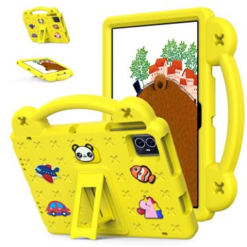 Walmart ONN 10.1 Gen4 2024 Yellow Tablet Case with Kickstand and Handle - 1