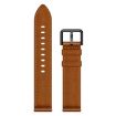 Garmin Vivomove HR 20mm Leather Watch Band - Red Brown - 4