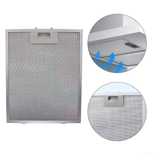 Poweka Bosch Range Hood Filter Replacement 310x250x9mm - 1