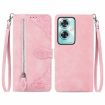 OnePlus Nord N30 SE Pink Flower Leather Phone Case - 1