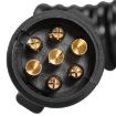 7 Core To 7 Pin Car Trailer Connector With 2m PU Spring Wire - 4