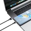 USAMS SJ718 3A USB to USB-C Data Cable, 1.2m Length - Tarnish - 5