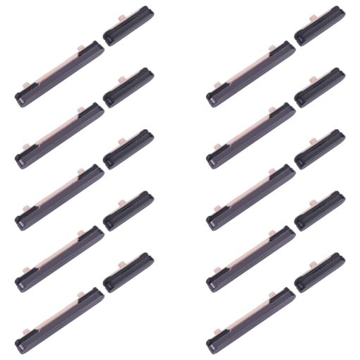 Samsung Galaxy S24 SM-S921B Power & Volume Control Buttons - 10pcs (Black) - 1