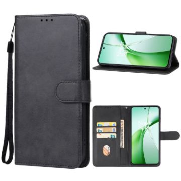 OnePlus Nord CE 4 Lite 5G Leather Phone Case - Black - 1