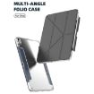 iPad Pro 11 2024 Mutural Deformation Stand Leather Case - Dark Blue - 3