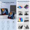 iPad Pro 11 2024 Mutural Deformation Stand Leather Case - Dark Blue - 4
