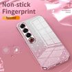 Meizu 21 Note Glitter Powder Electroplated Phone Case - Black - 4