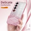 Meizu 21 Note Glitter Powder Electroplated Phone Case - Black - 5