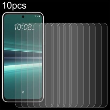 HTC U24 Pro 10pcs Tempered Glass Film - 0.26mm 9H 2.5D - 1