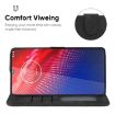 Motorola Moto Z4 Leather Phone Case - Black - 4