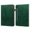 Samsung Galaxy Tab S7/S8 Green Leather Tablet Case - 1