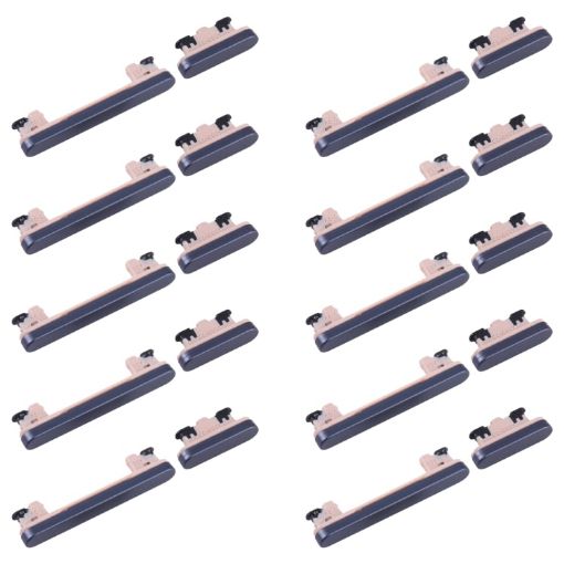 10pcs Original Power & Volume Buttons for Samsung Galaxy A55 SM-A556B (Blue) - 1