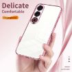 Meizu 21 Note Transparent Plating Phone Case - Black - 5
